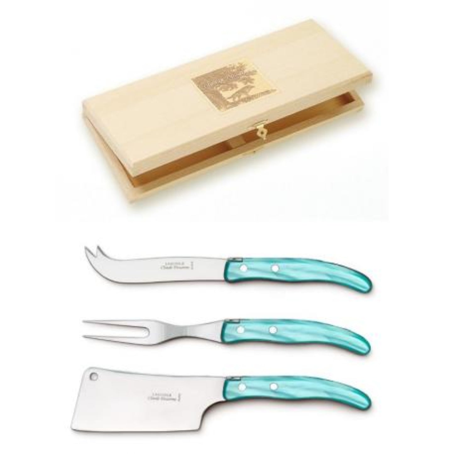 CLAUDE DOZORME - Coffret spécial fromage Turquoise