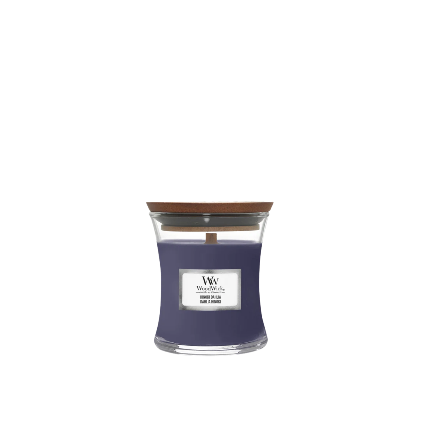 WOODWICK - MINI HOURGLASS HINOKI DAHLIA