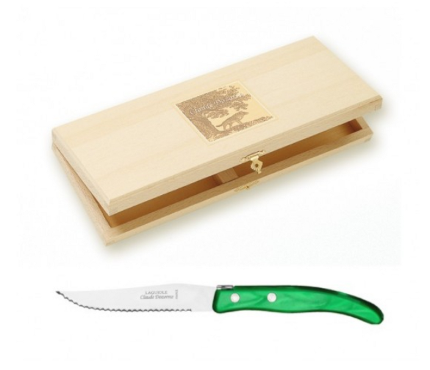 CLAUDE DOZORME - Coffret 6 couteaux steak Prairie