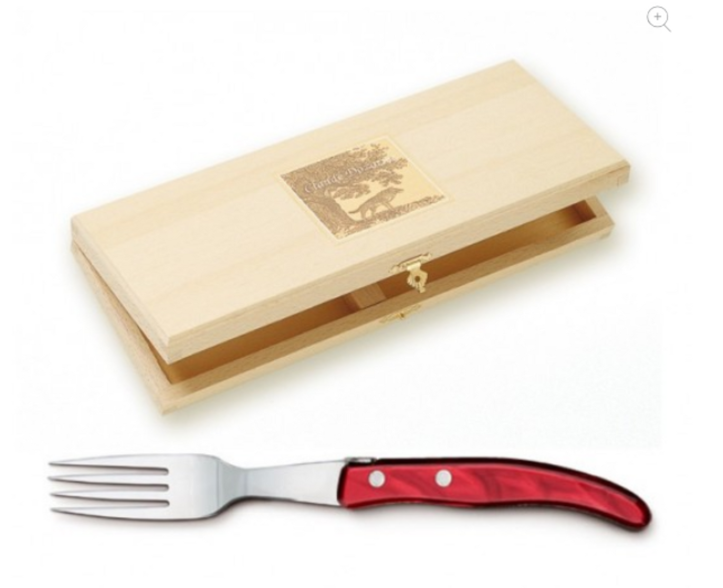 CLAUDE DOZORME - Coffret 6 fourchettes steak Bordeaux