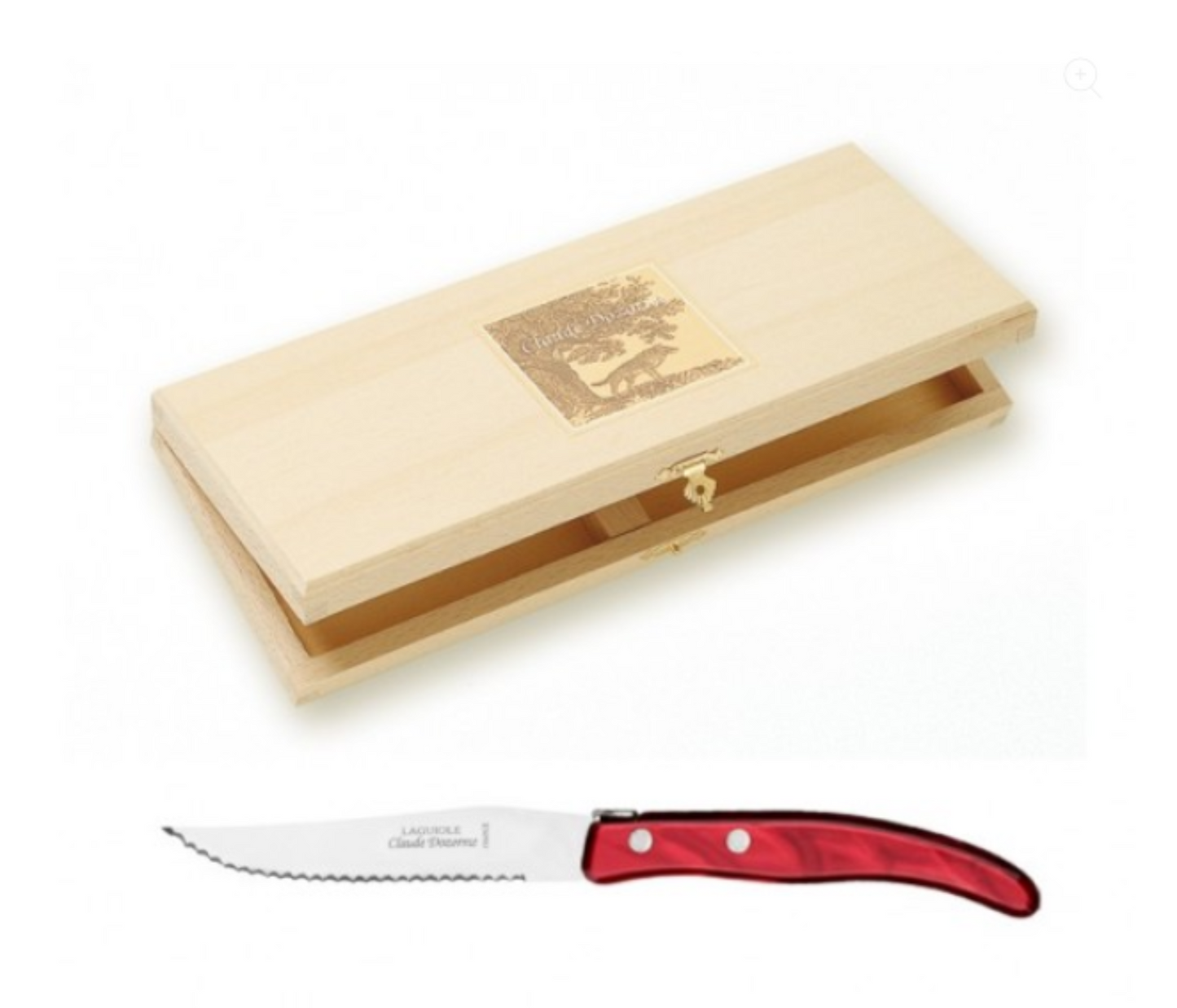 CLAUDE DOZORME - Coffret 6 couteaux steak Bordeaux