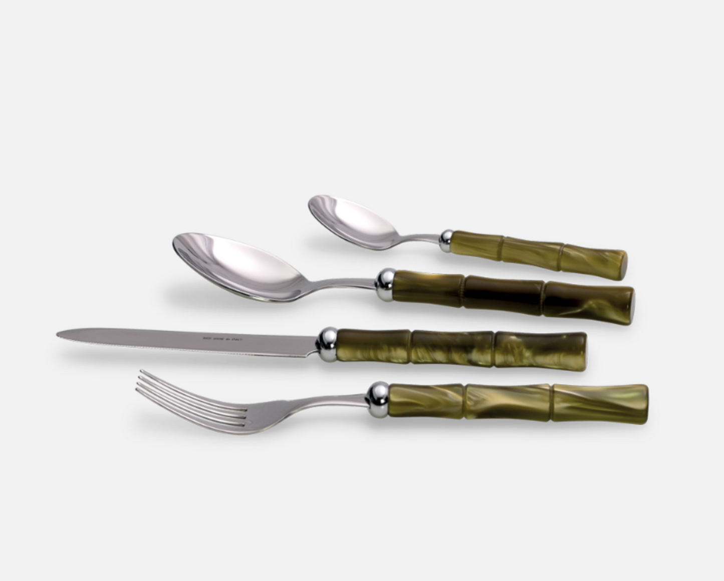 Rivadossi - Bamboo Set 4 pezzi Verde Oliva