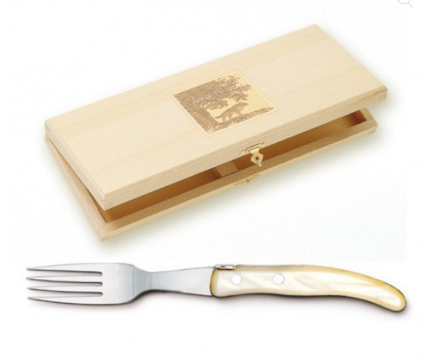 CLAUDE DOZORME - Coffret 6 fourchettes steak Naturelle