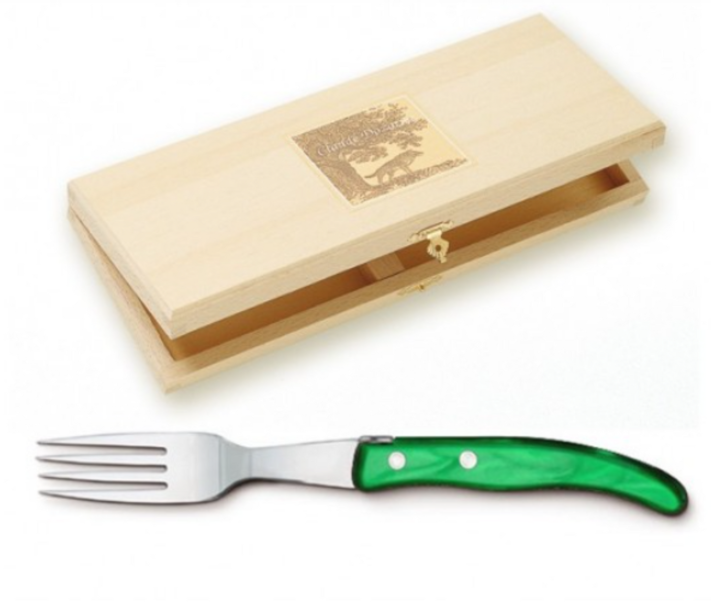 CLAUDE DOZORME - Coffret 6 fourchettes steak Prairie