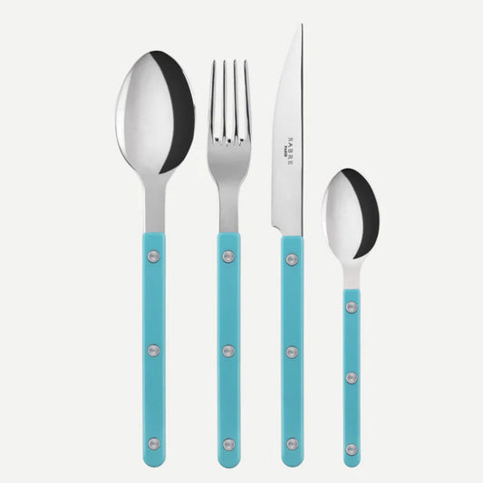 Sabre Paris - Set 4 pezzi Bistrot Solid Turquoise