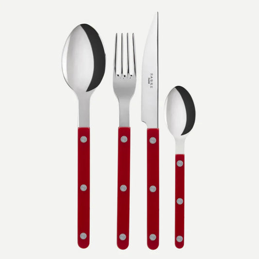 Sabre Paris - Set 4 pezzi Bistrot Solid Burgundy