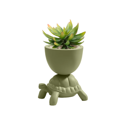 QEEBOO - Turtle Carry XS Ceramic Planter