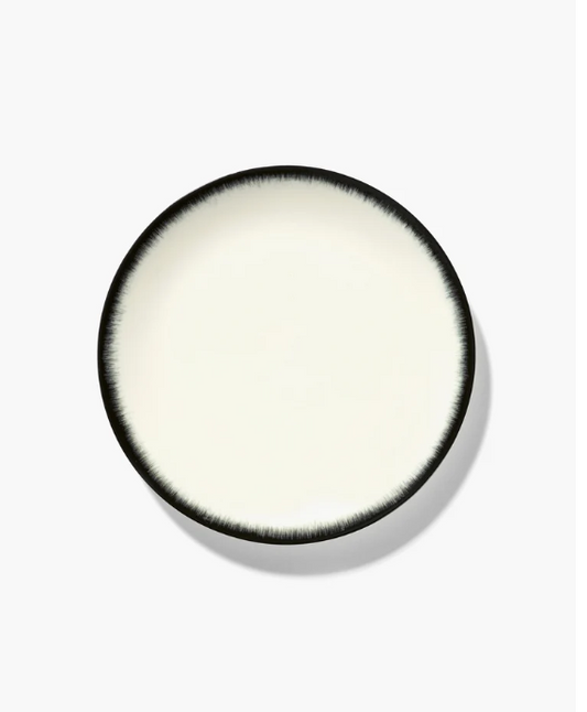 SERAX - Plate M White Black Var 3 De