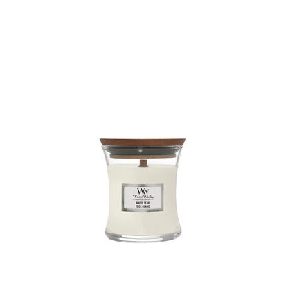 WOODWICK - MINI HOURGLASS WHITE TEAK