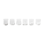 BITOSSI HOME - Set 6 tumbler clear diseguale