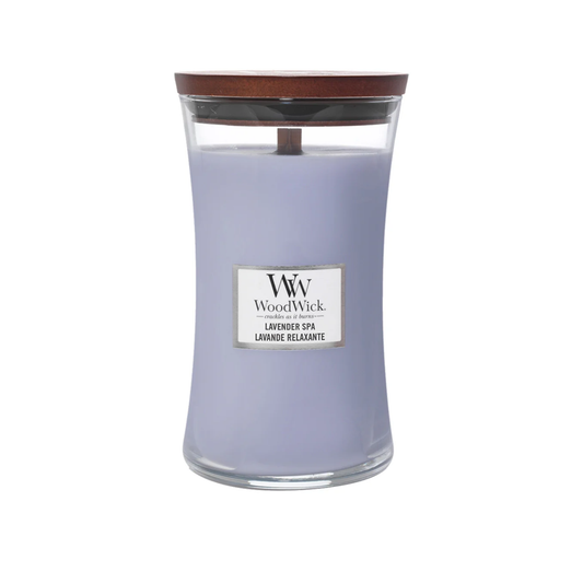 WOODWICK - LARGE HOURGLASS LAVENDER SPA