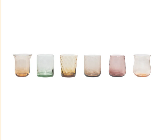 BITOSSI HOME - Set 6 Tumb nuance ambra rosa