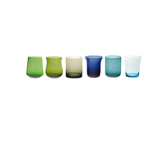 BITOSSI HOME - Set 6 tumb nuance blu/verde