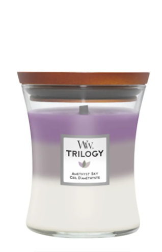 WOODWICK - WW TRILOGY MEDIUM JAR AMETHST SKY