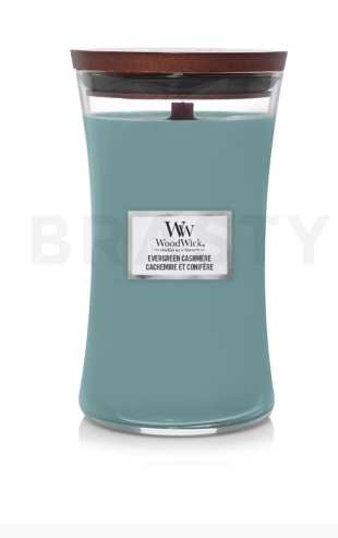 WOODWICK - WW LARGE HOURGLASS EVERGREEN CASHMERE