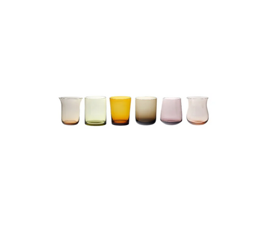 BITOSSI HOME - Set 6 liq nuance ambra rosa
