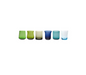 BITOSSI HOME - Set 6 liq nuance blu/verde