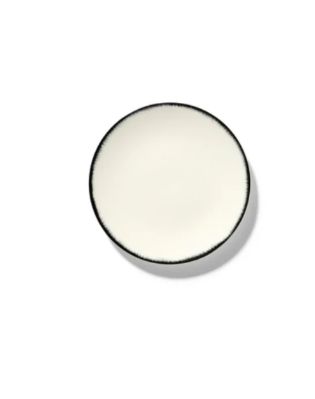 SERAX - Plate S White Black Var 1 de