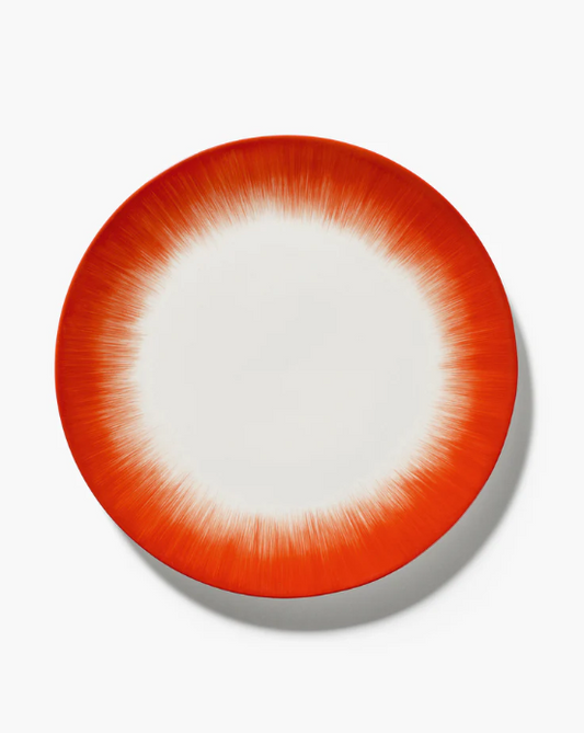 SERAX - Plate M White Red Var 5 de
