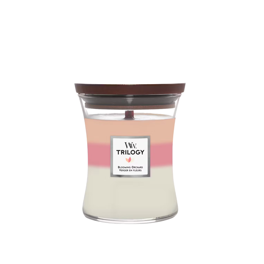 WOODWICK - TRILOGY MEDIUM HOURGLASS BLOOMING ORCHARD