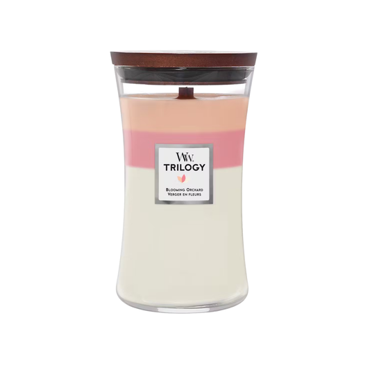 WOODWICK - TRILOGY LARGE HOURGLASS BLOOMING ORCHARD