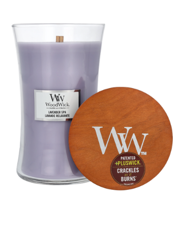 WOODWICK - WW LARGE HOURGLASS LAVENDER SPA